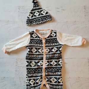4 FOR $20 | Baby Girl 3mo Sleeper + Hat